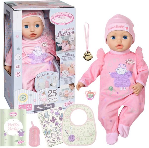 Baby Annabell Puppe 43cm interaktiv